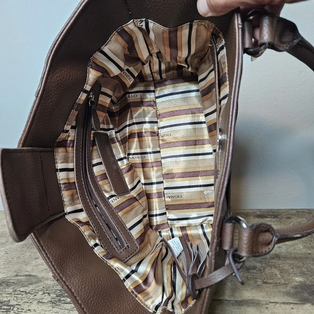 Tignanello Leather Handbag similar to Coach Penelope Bag